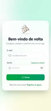 Controle de comandas eletrônicas com notificação instantânea para a cozinha